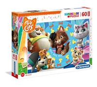 Clementoni 26441 - Puzzle Suelo 60 Piezas 44 Gatos