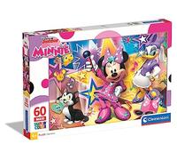 Clementoni 26443 - Puzzle Suelo 60 Piezas Minnie Happy Helpers