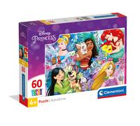 Clementoni - 26995 - Supercolor Puzzle - Disney Princess - 60 pieces - Made in I