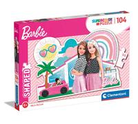 Clementoni 27163 Barbie Supercolor Shaped Barbie-104 Pieces-Ji (Importación USA)