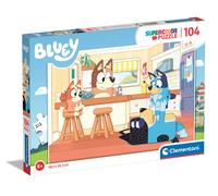 Clementoni 27169 Bluey Supercolor Bluey-104 Pieces-Jigsaw Puzz (Importación USA)