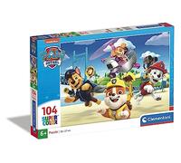 Clementoni 27265 Supercolor Puzzle 104 Piezas, Patrulla Canina, Puzzle Infantil A Partir De 6 Años