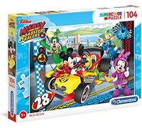 Clementoni 27984 - puzzle 104 piezas mickey and the roadster racer