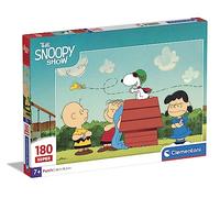 Clementoni 29065 Supercolor Puzzle 180 Piezas, Peanuts, Puzzle Infantil A Partir De 7 Años