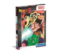 Clementoni - Dragon Ball Z - Puzzle Infantil Super Color, 180 Piezas, Rompecabezas para niños de 7+ años, Goku y Guerreros Z, imágenes Vibrantes, lógica y destreza Manual, 48,5 x 33,5 cm, 29113