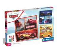 Clementoni - 3 puzzles 48 piezas - Cars