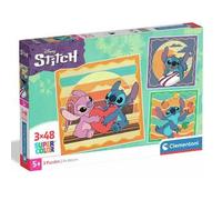 Clementoni - 3 puzzles 48 piezas - Stitch