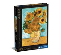 Clementoni 31438 - Puzzle 1000 piezas Museos Van Gogh: "Los Girasoles"