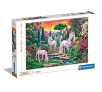Clementoni 32575 Collection-Classical Garden Unicorns-2000 Pieces-Adult Jigsaw P