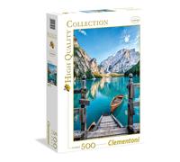 Clementoni - 35039 - Collection - Braies Lake - 500 Pieces, Mu (Importación USA)