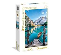 Clementoni 35039 - Puzzle 500 Piezas Braies Lake