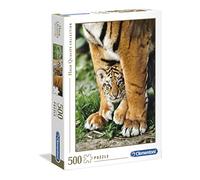 Clementoni 35046 - Puzzle 500 piezas Tigre de Bengala con su madre