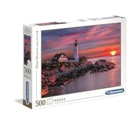 Clementoni 35049 - Puzzle 500 Piezas Faro de Portland