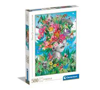 Clementoni Puzzle Collection Head In The Jungle - Puzzle De 500 Piezas para Adultos, Rompecabezas Adultos, Entretenimento, 35526