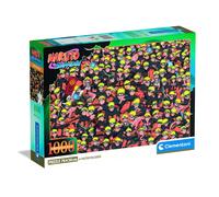 Clementoni - Puzzle Adulto 1000 Piezas Impossible Naruto Compact Box, 37045
