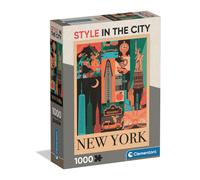 Clementoni Rompecabezas Moda en Nueva York – 1000 piezas, 70 x 50 cm, para adultos