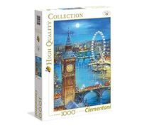 Clementoni 39319 Snow Flakes On The Big Ben Collection Puzzle para niños y Adultos (1000 Piezas)