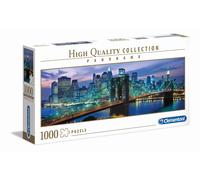 Clementoni Puzzle Panorama Puente de Brooklyn - NY, Multicolor, 1000 Pezzi