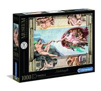 Clementoni 39496 - Puzzle 1000 Piezas Museos Michelangelo: La creación del Hombre