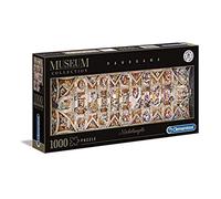 Clementoni 39498 - Puzzle 1000 Piezas Museos Panorámico: La Capilla Sixtina