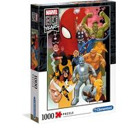 Clementoni 39534 Puzzle Marvel 80 Years (1000 Piezas) Superhéroes Puzle Ironman