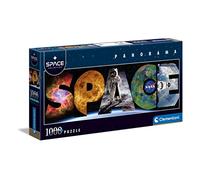 Clementoni - 39638 - Puzzle Panorama Space colección - Puzzle Adultos 1000 Piezas, Puzzle panorámico, Puzzle Espacio, Puzzle Planetas - Made in Italy, Puzzle Clementoni