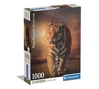 Clementoni Tiger Puzzle rompecabezas 1000 pieza(s) Animales
