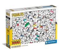 Clementoni – Puzzle 39804 Peanuts – 1000 piezas – Adulto desde 14 años – Hecho en Italia