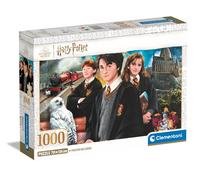Clementoni 39862 Harry Potter Jigsaw 1000 Pieces-Poster Included, Puzzle for Adu