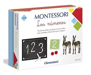 Clementoni-55295 - Montessori - Los Numeros - Juego Educativo Montessori a Partir de 4 años