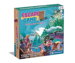 Clementoni 55515 Escape Room Deluxe Juego de Mesa de Estrategia, para Familias a Partir de 10 Años, con 4 Escenarios Diferentes para Estrategias y Diversión Extendida, Juguete en Español