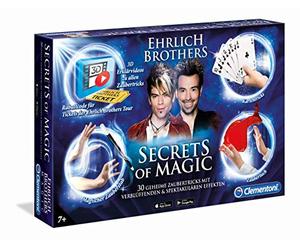 Clementoni 59048 Ehrlich Brothers Secrets of Magic - Caja mágica para niños a Partir de 7 años, Equipamiento mágico para 30 Trucos de Magia asombrosos, Incluye vídeos explicativos en 3D