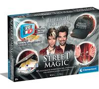Clementoni 59299 Ehrlich Brothers Street Magic - Caja de Magia para niños a Partir de 8 años, Equipamiento mágico para 40 Trucos de Magia sorprendentes, Incluye vídeos explicativos en 3D