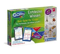 Clementoni 69808 Galileo Knowledge - Juego de mesa de preguntas para niños [Importado de Alemania]