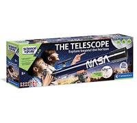 Clementoni - 75087 - Ciencia Y Juego Lab - El Telescopio - Juego Educativo De Ciencias, Juguete 8 Años, Telescopio Astronómico para Niños, Juego De Iniciación A La Astronomía