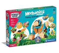 Clementoni - 97860 - Science & Play Build - Mechanics Junior Compendium - Juego de construcciones mecánica a Partir de 8 años, Juego de construcción Stem - Juego científico - Fabricado en Italia