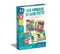 Clementoni | Animales y Su Pequeño | Contiene 16 Mini Puzzles y 1 Guía. | 2 Años | 52786