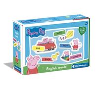 Clementoni Aprendo Peppa Pig Educativo inglés a Partir de 3 años, Juego sostenible (16352), Multicolor, Talla única