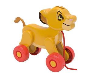 Clementoni - Arrastre Disney Simba - Un Arrastre de Materiales sostenibles, Que acompaña a los más pequeños en Sus Primeros Pasos con su Personaje Disney Favorito- Juguete bebé 10 Meses (17815)