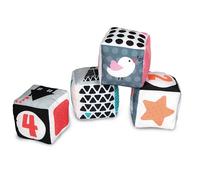 Clementoni-17321 - Bloques blanditos Black&White - Juegos construcción bebé a Partir de 0 Meses