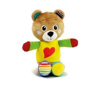 Clementoni Baby - Bob El Osito - Oso Blandito De Peluche Supersuave, Recièn Nacidos Estimulaciòn Multisensoriàl Desarrollo De Percepción Tactil, Juguete Bebé 0-36 Meses, 17906