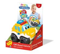 Clementoni - Coche safari con luces, sonidos y retrofricción interactivos ㅤ