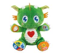 Clementoni Baby Dino - Draghetto Travieso, Peluche para recién Nacido a 6 Meses, Juego Primera Infancia, enseña Palabras, Colores, números y Formas, estimula el Desarrollo multisensorial, Idioma