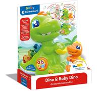 Clementoni Baby Dino Y Baby Dino, Dinosaurios Interactivos Hablantes