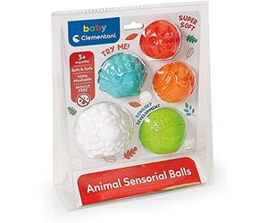Clementoni - Baby Esferas Sensoriales con Forma de Animales, bebé 3 Meses (17454)
