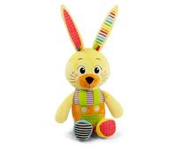Clementoni - Baby for You Rabbit Benny The Bunny Peluche, First Childhood Game First Activity Toy, Baby Doll, Machine Washable, Multi-Colour, 17907