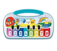 Clementoni Baby La Pianola Degli Animali - Pianola Bambini Prime Note, Juego Musical de 18 Meses, Teclado electrónico Interactivo, Instrumento Musical de Primera Infancia, Luces y Sonidos, Centro de