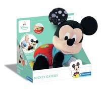 Clementoni - Baby Mickey Gateos - Peluche Interactivo para Bebés con el Que Dará Sus Primeros Pasos - Enseña Números y Sonidos de Animales - A Partir de 6 Meses - Fabricado en Italia - 55573