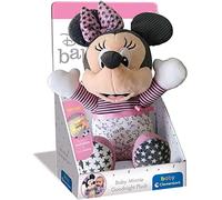 Clementoni - Baby Minnie Duerme contigo - Peluche bebé Interactivo para Dormir a Partir de 6 Meses (17395)