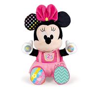 Clementoni - Baby - Peluche Interactivo Baby Minnie - Juguete Musical Educativo para Bebés de 6 a 36 Meses - Enseña Letras, Números y Colores con la Voz Original de Minnie, 55325
